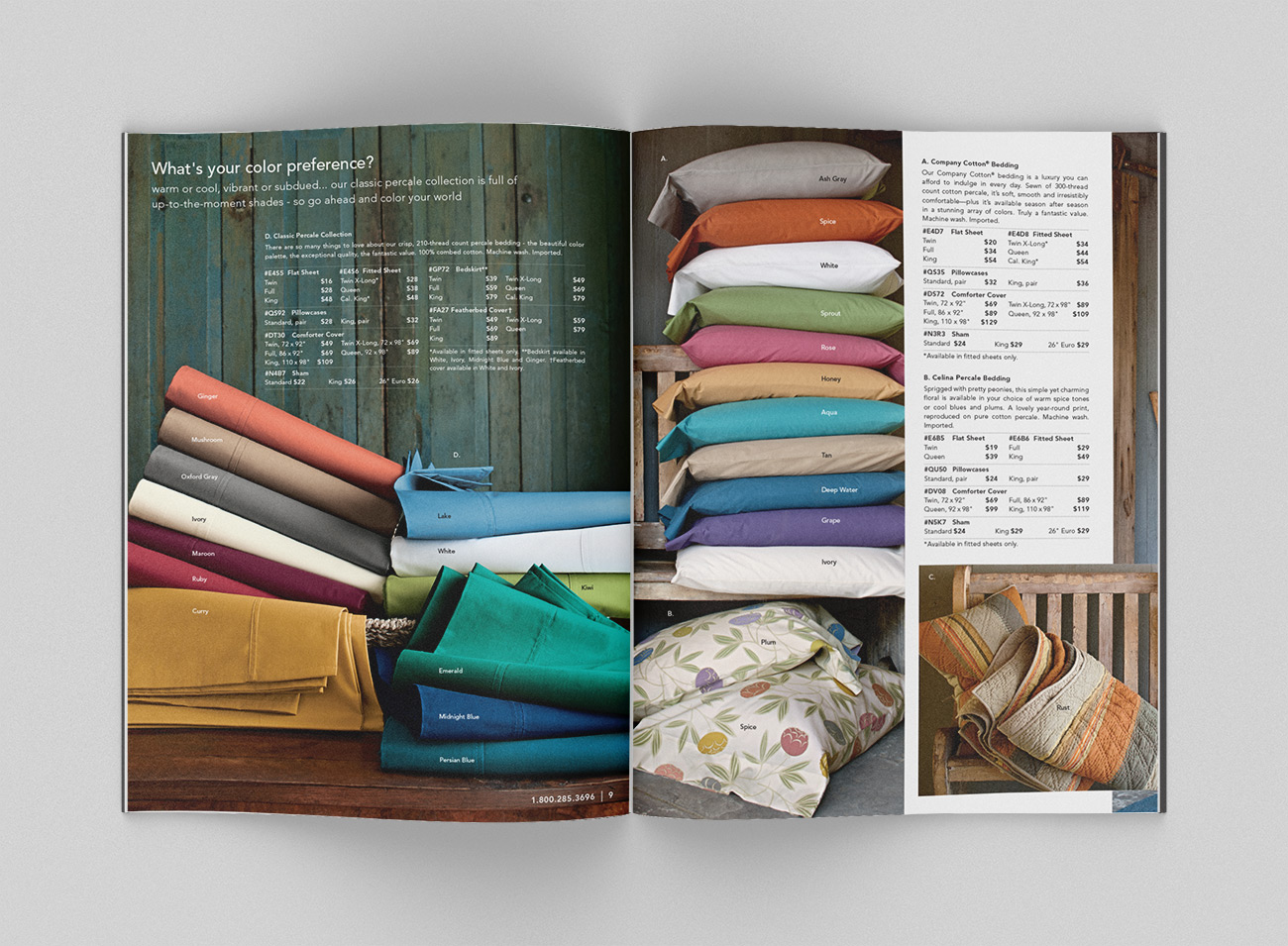 TheCompanyStore, a leader in high-quality home textiles - Printed Catalog