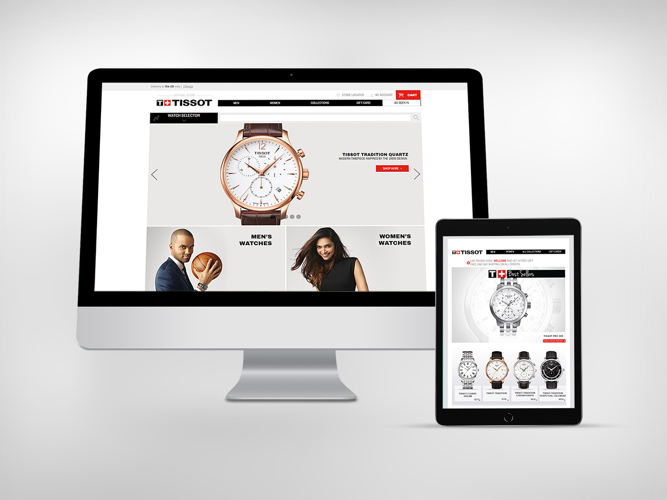 Tissot Watches Website Portfolio