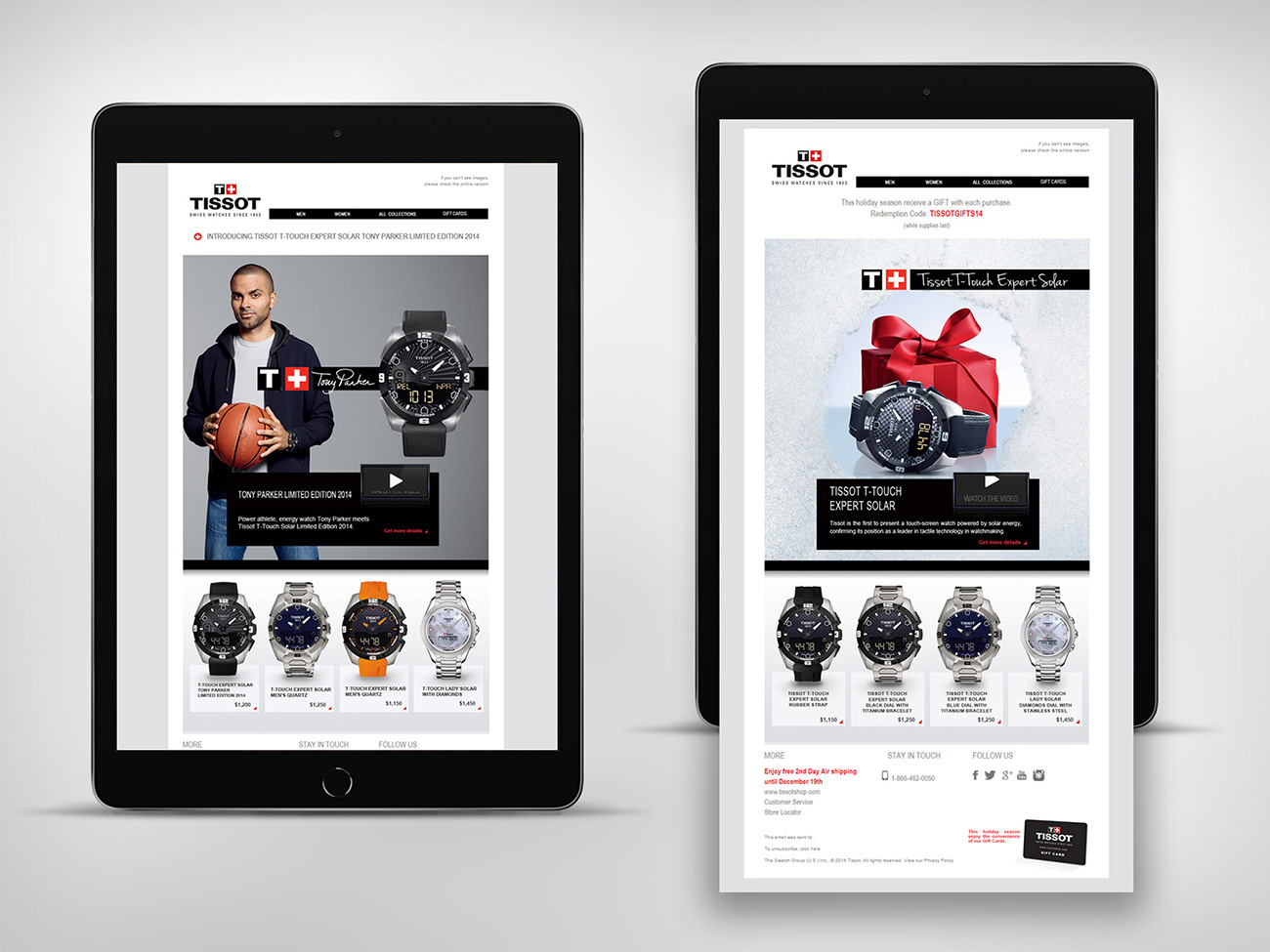 Tissot Watches Newsletters